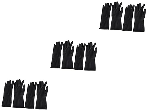 FRCOLOR 6paare Wiederverwendbare Haartönungs-handschuhe Für Friseure Chemikalienbeständige Und Wasserdichte Für Haarfärbung Und Styling Für Männer Und Frauen s
