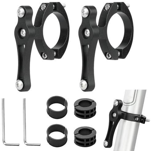 JOYOLA 2 Pièces Adaptateurs de Porte-Bouteille pour Vélo, Adaptateur pour Porte Bidons en Alliage D'Aluminium, Support Adaptateur pour Porte Bouteille avec Clé Allen pour Vélos, Motos
