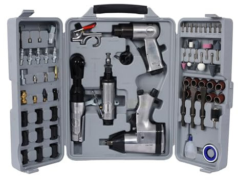 yuwqqoajv Juego de Herramientas práctico para llave de impacto potente Unisex y Kit versátil 4 en 1 de Metal para estudiantes universitarios neumáticos