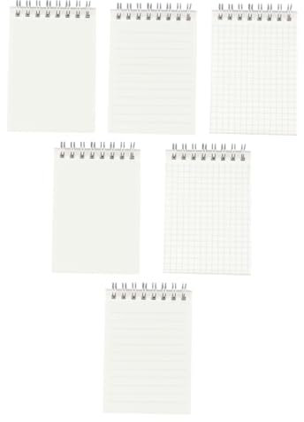 OFFSCH 6stücke Mehrzweck-notizblöcke Aus Papier Terminplaner Büro-notizblock Studien-notizblock Planungshandbuch Mit Spiraldesign