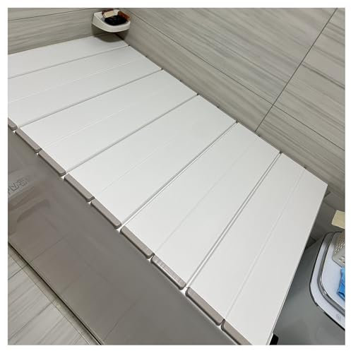 Cubierta para tina, tablero aislante para baño, leche, spa, resistente al calor, a prueba de polvo, plegable, escalable, 1 cm de grosor (110 x 70 x 1 cm)