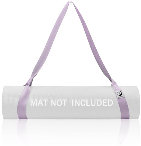 Slim Panda Yoga Mat Straps for Carrying, Adjustable Yoga Mat Carrier (Yoga Mat Not Included)