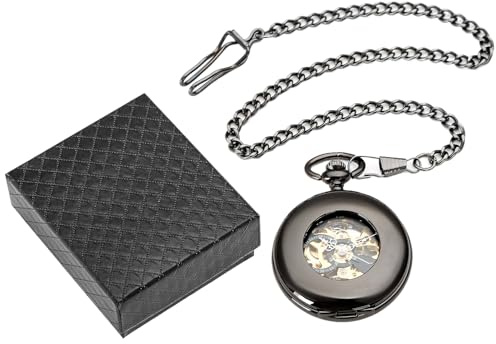 Vintage -Taschenuhren für Männer, Herren Taschenuhr Vintage Kleine Wind -up | Pocketwatch mit Kette für Väter, klassischer Uhrschmuck