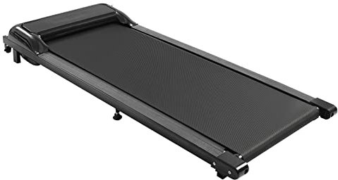 Elektrisches Laufband für Zuhause 2,25 PS Geräuscharme Laufbänder mit LED Anzeige und Fernbedienung 1-6km/h Walking Pad Laufband Kompakt Tragbar unter dem Schreibtisch 100Kg