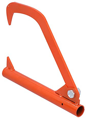 Headerbs Sturdy Log Lifter, High-Strength Carbon Steel Tool for Easy Handling of Large Logs Up to 15.5in in Diameter, Effortless Lifting with Hooks, Multi-Purpose Support Set Included