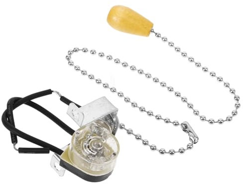 HOLIDYOYO Interruptor De Luz Cordón De Tracción Interruptor De Luz Silencioso Para Baño Portalámparas Cadena Para Lámpara Para Lámpara