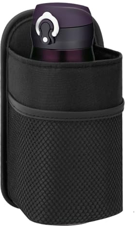 Car Cup Holder, Car Seat Side Large Cup Holder, Auto Seat Storage Bag for Drink, Multi-Functional Water Bottle Organizer for Automotive, Truck, RV, Van