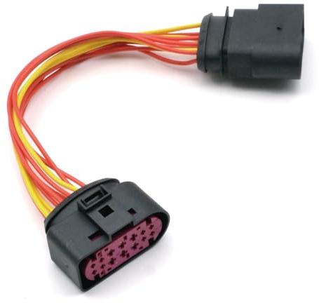 HAOTOM HID Xenon Faro 10 a 14 pin cablaggio adattatore spina connettore Per VW Per Audi Per Seat Per Skoda 1J0973737
