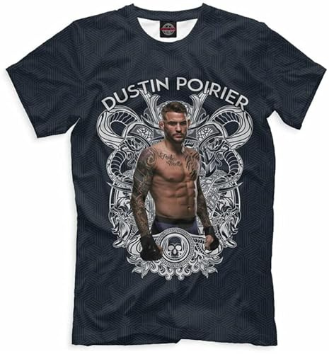 STARRY STAR Dustin Poirier T Shirt Fighter Mélange Martiaux Artiste XXL