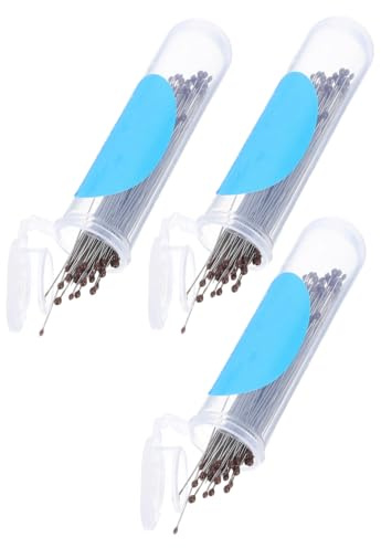 BESTYASH Lot De 300 Aiguilles Pour Insectes Pour Prélèvement D'Échantillons Pour En Acier Pour Épinglage D'Insectes Fournitures Entomologiques Outils Pour