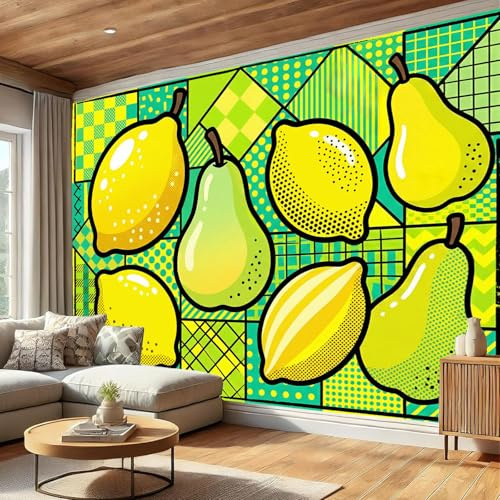 WIVCOMD Jungle Tropicale Papier Peint Panoramique, Bleu-Vert Poster Géant Mural - Feuilles Palmier Feuilles Bananier 3D Pour Salon Chambre D'Enfants Restaurant Décoration Murale, 300 x 210 cm