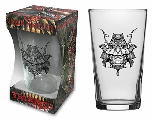 Fiico Iron Maiden The Trooper Beer Glass, Glass, 400 ml, Pint, 3149441031