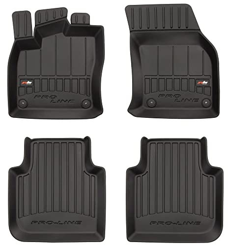 FROGUM 3D407275 Fußmatten Set Gummimatten Vorne und Hinten schwarz