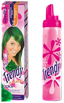 Venita - Trendy Color Mousse - Lebendiges Emerald Green - Natürliche Inhaltsstoffe - 10 Farben zur Auswahl - Einfach anzuwenden und zu entfernen - Emerald Green - 50ml