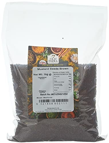 Old India Mustard Seeds Brown 1kg