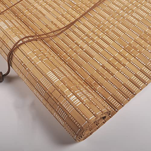 Bambusrollo Sichtschutz Sonnenschutz Fensterdekoration?Bambusrollo Patio-Portal-Außenrollos,für Korridor Gazebo Gärten Terrassen Fenster Tür,Breite 45-150cm,Anpassbar (130*180cm/51*71in)
