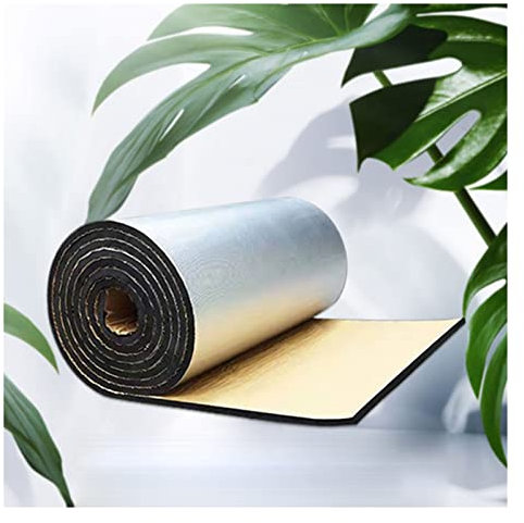 SHUITUKOUU Tapis D'Isolation Acoustique pour Voitures,Laine D'isolation De Toit, Coussin D'isolation De Bouclier Thermique De Capot, Facile À Installer,25mm Thick,8m²