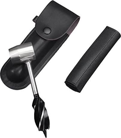 Handbohrer Survival Auger, Handbohrer Digger Auger Spiralbohrer Manuelle Bushcraft Survival Tools, Bushcraft Handbohrer, Scotch Eye Hole Bohrer für Outdoor Camping