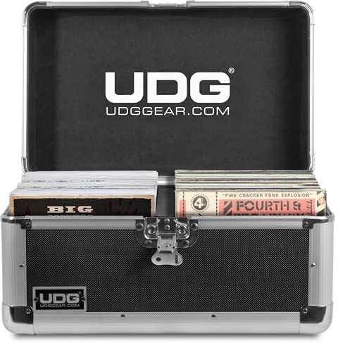 UDG Ultimate 7 Plattenkoffer 200 Vinyl, Aluminium, Schwarz (U93018BL)