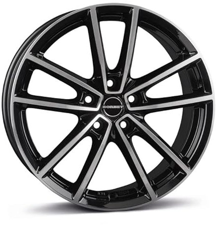 Borbet Felge W 8x20 ET45 5x112 black polished glossy W 802045112566,6BPG/T