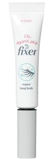 ETUDE Dr. Mascara Fixer For Super Long Lash, Korean Mascara Primer, Natural Extension, Lengthening, Smudge-Proof, Korean Makeup, Beauty, Micro Black Fiber Formula (0.203 Fl Oz)