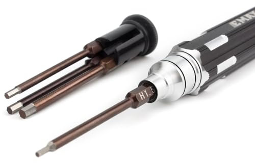 EMAX Sechskant Schraubendreher Set 4-in-1 Innensechskant Schraubendreher 1,5 mm 2,0 mm 2,5 mm 3,0 mm Modellbau Werkzeuge für RC Auto Boot Quadcopter Hubschrauber FPV Drohne