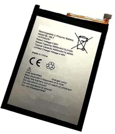 Trconelectron BL-39LT Replacement Battery for BL-39LT BL39LT Cellphone Battery 3.85V,3900mAh