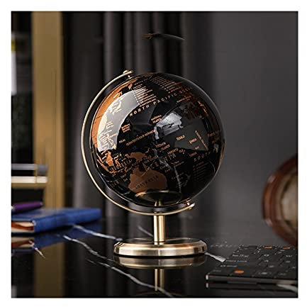 Globus der Welt,5,5 Zoll Durchmesser,Erde,Schwarzes Meer,Vintage,antik,dekorativ,geografisch,drehbar,für Kinder,für den Schreibtisch (Farbe: 5,5 Zoll mittel B)