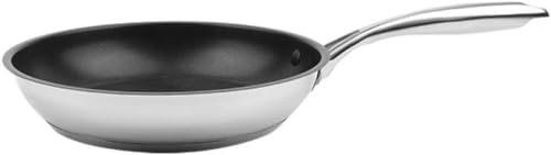 LRTYZBD Saucepan Non-Stick Copper Frying Pan with Ceramic Coating Handle Iron Frying Cooking Pan Breakfast Egg Pancake Pot Cookware Pot-A