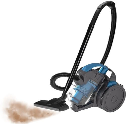 OFNHJK Aspirateur cylindrique sans Sac Puissant de 2000 W, conteneur à poussière Facile à Vider, Compact et Portable, Nettoyage Multi-Surfaces, capacité de 1,5 Litre, pour Un Usage Domestique