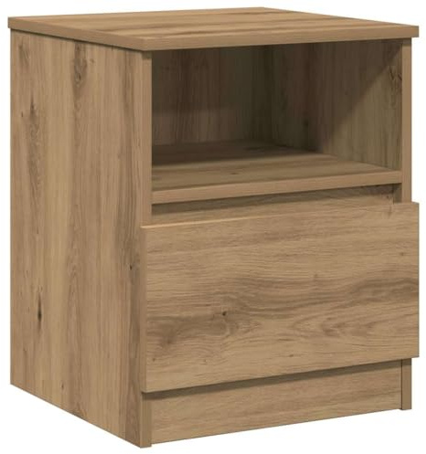 vidaXL Nachttisch Artisan-Eiche 40x40x50 cm Holzwerkstoff