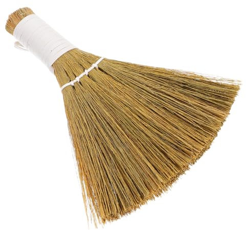 Happyyami Mini Handfeger Aus Miscanthus Kompakter Schreibtisch-staubbürste Für Tischplatten Sofas Kompaktes Tragbarer Besen Für Schreibtische