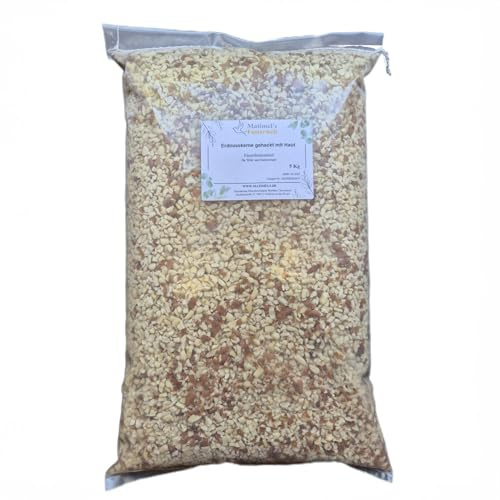 Matimels Futterwelt Erdnusskerne gehackt mit Haut, Erdnüsse für Vögel, Vogelfutter, Top-Futterqualität (10 Kg)