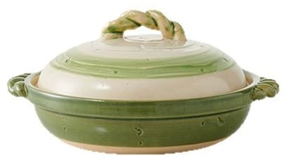 Cazuela de cerámica for estofado, olla caliente china, olla de porcelana for cocinar, utensilios de cocina versátiles con tapa, olla de cerámica for cocinar en casa, ollas calientes, sopas(1.5L)