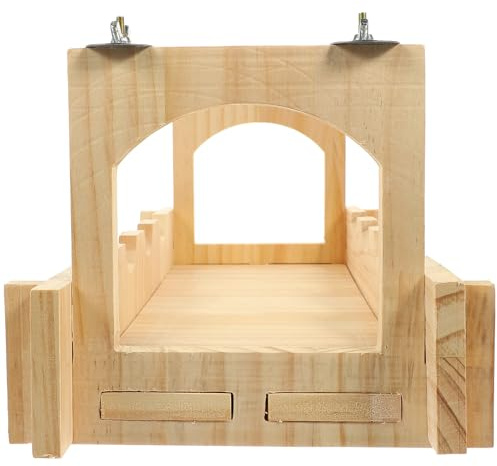 jojofuny Haustier Versteck Brücke Stabile Nagerbrücke mit Glatter Oberfläche Kleintier Spiel und Ruheplatz für Hamster Meerschweinchen Chinchillas und Igel