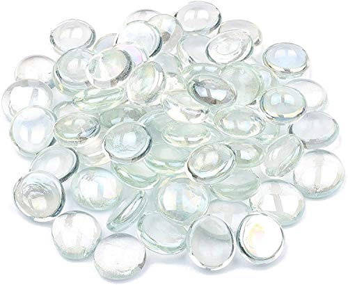 YUIP 300g Il Giro Ciottoli Ciottoli di vetro per Decorazione Acquario Rotonde Decorazione Colorata Adatto per Vasi, Acquari, Tavoli Matrimonio, Feste, Regalo, Fai da Te e Artigianato