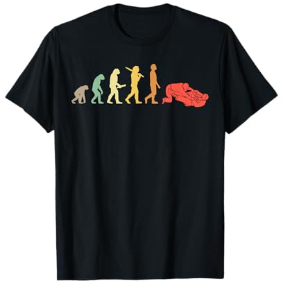 Jiu Jitsu Brésilien Évolution Rétro Cadeau Praticiens BJJ T-Shirt