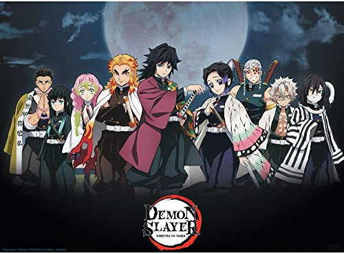 ABYSTYLE Poster Chibi Demon Slayer Pillars 132,1 x 96,5 cm