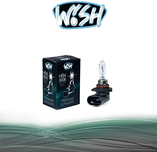 Wish® HB4 9006 LongLife 12V 51W P22d Halogen Glühbirne Lampe Scheinwerferlampe (HB4 LongLife Einzelpack)