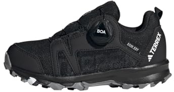 adidas Zapatilla Trail Running para niños Terrex Agravic Boa R.Rdy, Core Black/Cloud White/Grey, 38 2/3 EU