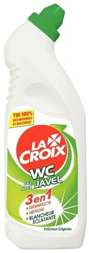 Flacon gel WC désinfectant 750 ml LA CROIX javel fraîcheur pure