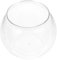 Happyyami Plastic Fish Bowls Round Aquarium Clear Fish Keeper Fishbowl Vase Pot for Wedding Party Event Christmas Holiday Home Decor 14.5cm