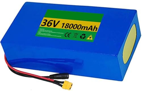Batería Ebike 36V 48V Batería De Bicicleta Eléctrica 36V 48V 18Ah 25Ah 27Ah Batería De Litio para 1000W 750W 500W 350W Motor De Bicicleta con Cargador Y BMS 36V 18Ah,T