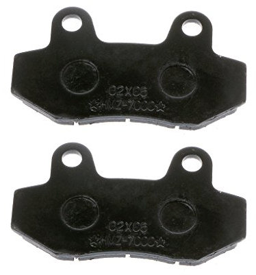 ROYJJ Lot de 2 plaquettes de frein arrière résistantes à l'usure pour moto 90 cc 125 cc 110 cc Pit Dirt Bike Plaquettes de frein arrière