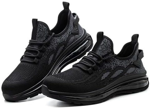 Zapatos de Seguridad para Mujer Zapatillas Trabajo Seguridad con Punta de Acero Ligero Moda Zapatos de Seguridad Comodo-Numeric_35