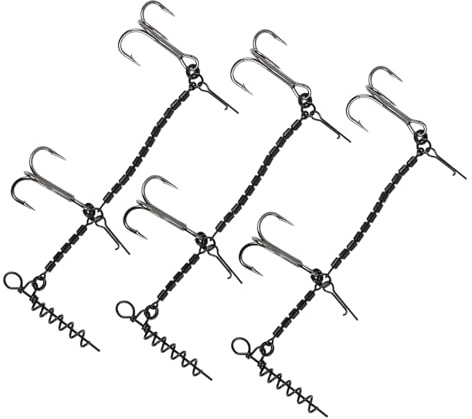kesurpae Per Sistema di piattaforma da pesca con perno di bloccaggio a molla, cavatappi per luccio pesante Premium, Per sistema piattaforma da pesca/cavatappi per luccio pesante, nuovo zecca, 3