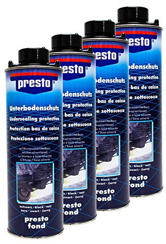 Presto 4X 603239 UNTERBODENSCHUTZ Bitumen VERSIEGELUNG SCHWARZ 1 l