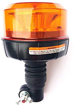 Rundumleuchte Warnleuchte 12 LED 12V 24V Sechs Blitz Zwei Blitz Rotation E9 R65