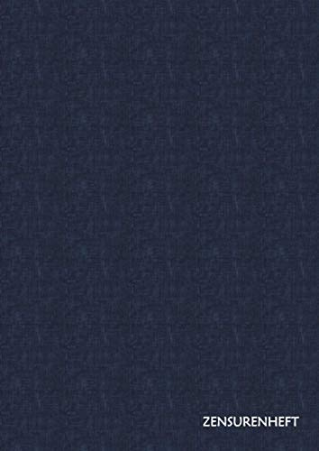 Zensurenheft: Notenheft für Lehrer mit extra großen Spalten | DIN A4 | Dark Blue