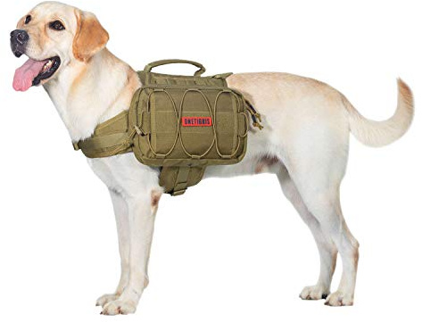 OneTigris Mammoth Sac à Dos pour Chien Version 2.0 - pour Camping, randonnée - Taille M/L